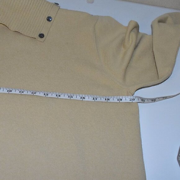 Doncaster long Sleeve Button Turtleneck Pullover Sweater Top Size XL - Picture 4 of 9